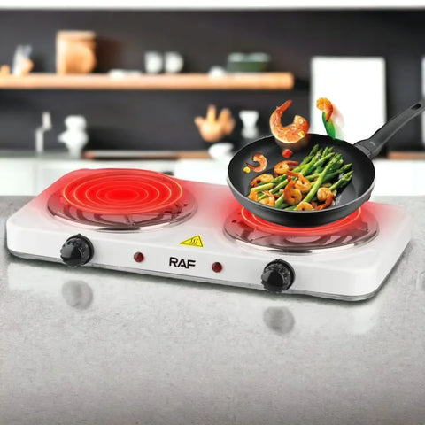 Double Electric Chula for Cooking – Shock Proof Electric Coil Stove