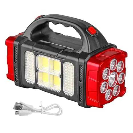 2-in-1 Solar Rechargeable LED Handy Light