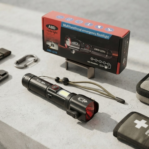 High Quality Emergency Flashlight And Charging Bank